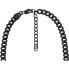 Black steel necklace for men Ellis JF04613001