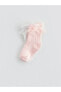 Фото #2 товара LCW baby Kendinden Desenli Kız Bebek Soket Çorap 2'li
