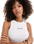 Фото #1 товара Pieces 'True Love' vest top in white