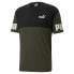 Фото #1 товара Спортивная футболка с коротким рукавом Puma Power Colorblock Чёрный