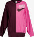 Nike FT FLC OOS Crew Dames Sweater Over Sized - Rood M - фото #1