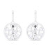 Фото #2 товара Lovely silver earrings with hearts EA438W