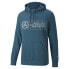 Фото #1 товара Puma Mapf1 Logo Hoodie Mens Blue Casual Outerwear 53511804