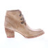 Фото #1 товара Bed Stu Mage F393061 Womens Brown Leather Lace Up Ankle & Booties Boots