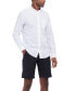 Фото #5 товара Men's Nelson Tailored-Fit Solid Button-Down Shirt