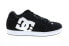 Фото #1 товара DC Net 302361-BLW Mens Black Suede Lace Up Skate Inspired Sneakers Shoes