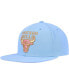 Фото #4 товара Men's Light Blue Chicago Bulls Hardwood Classics Soul Pastel Snapback Hat