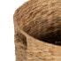 Basket Black Beige Natural Fibre 39 x 39 x 60 cm