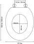 WC-Sitz mit Absenkautomatik Lumber