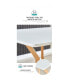 Фото #9 товара Minimalist White Dining Table with Metal Shelf