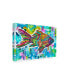 Фото #2 товара Dean Russo Electric Goldfish Canvas Art - 36.5" x 48"