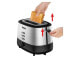 TEFAL Edelstahl-Toaster, 2 Schlitze mit variabler Breite, 7 Brunungsstufen, Aufwrm- und Auftaufunktionen, Equinox TT520D10