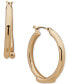 ფოტო #1 პროდუქტის Gold-Tone Bypass Round Hoop Earrings, 1"