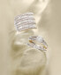 ფოტო #6 პროდუქტის Diamond Bridal Channel Set (1 ct. t.w.) in 14k White, Yellow or Rose Gold