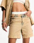 Фото #1 товара JJXX loose cargo shorts co-ord in overbleached denim