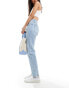 Фото #14 товара Levi's 501 straight fit crop jeans in light blue