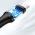 Kabel przewód przejściówka USB - USB-C Quick Charge 3.0 3A 0.25m czarny