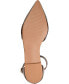 ფოტო #5 პროდუქტის Women's Reba Ankle Strap Pointed Toe Flats