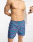 Speedo leisure 16"" watershorts in blue triangle print