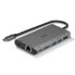 Фото #3 товара Lindy USB 3.2 Type C Laptop Mini Dock - Wired - USB 3.2 Gen 1 (3.1 Gen 1) Type-C - 100 W - 1000 Mbit/s - Black - Grey - SD