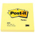 Sticky Notes Post-it CANARY YELLOW Yellow 7,6 x 7,6 cm 24 Pieces 76 x 76 mm