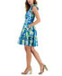 Фото #3 товара Платье женское Taylor с принтом, линия A-образная, V-образный вырез