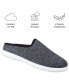 ფოტო #6 პროდუქტის Men's Zenz Sport Indoor/Outdoor Knit Slippers