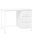 Фото #1 товара Industrial Desk with Drawers White 41.3"x20.5"x29.5" Steel