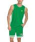 Фото #6 товара Men's Classic-Fit Tipped Mesh Basketball Tank