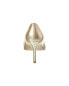 Фото #3 товара Stuart Weitzman Leigh 75 Leather Pump Women's Gold 7