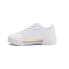 Фото #5 товара Puma Carina 2.0 Stripes Slip On Toddler Girls White Sneakers Casual Shoes 38957