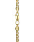 ფოტო #4 პროდუქტის Large Rounded Box-Link 26" Chain Necklace (3.5mm) in 14k Gold