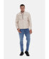 ფოტო #4 პროდუქტის Men's Biker Jacket, Beige