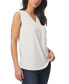 Фото #3 товара Women's Crepe Sleeveless V-Neck Top