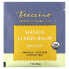 Teeccino, Органический пребиотический травяной чай, мелисса, манго и лимон, без кофеина, 10 чайных пакетиков, 60 г (2,12 унции)