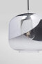 Фото #3 товара Kare Goblet Design Pendant Light Chrome Pendant Light Glass Shade Steel Height Adjustable Rotatable 142 x 25 x 25 cm (H x W x D) [Energy Class A]