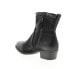 Фото #6 товара Miz Mooz Bronte 111253-101 Womens Black Leather Zipper Casual Dress Boots 6