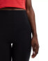 Pieces 2 pack seamless legging shorts in black