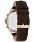 Фото #3 товара Часы Tommy Hilfiger Brown Leather Strap 46mm