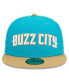 Фото #4 товара Men's Turquoise, Gold Charlotte Hornets 2023/24 City Edition 59FIFTY Fitted Hat