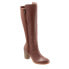 Фото #3 товара Softwalk Katia S1854-255 Womens Brown Narrow Leather Zipper Knee High Boots