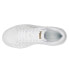 Фото #4 товара Puma Smash V3 Laser Cut Platform Lace Up Womens White Sneakers Casual Shoes 389