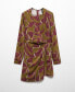 Women's Knotted Wrap Dress