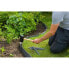 NATUR Los mit 10 Ankern fr die Gartenumrandung - Polypropylen - Grau - H19,5 x 1,9 x 1,8 cm