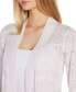 Women's Metallic Pointelle Stitch Cardigan