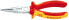 Фото #2 товара Тонкогубцы Knipex 25 06 160 - из хром-ванадиевой стали - пластик - красно-оранжевые - 16 см - 146 г.