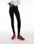 Topshop Tall basic ankle legging in black 34 - фото #4