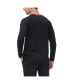 Men's Moisture-Wicking contrast Crewneck Lounge T-Shirt