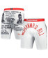 Фото #1 товара Men's White Muhammad Ali 1965 Robe Boxer Briefs