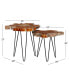 Contemporary Accent Table, Set of 2